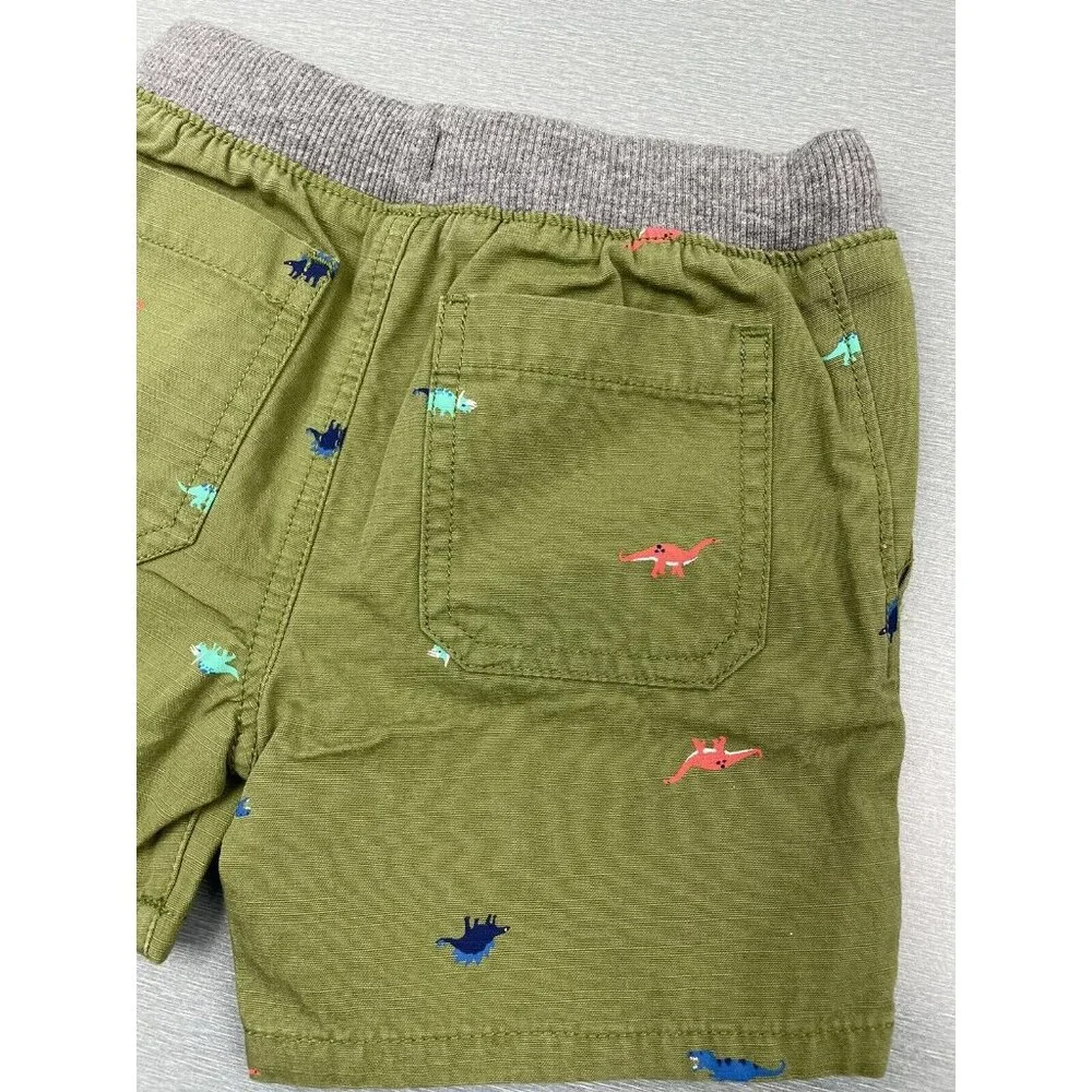 Carter's Baby Boy Pull-On Shorts  Dino Print Size 18M